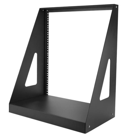 STARTECH Heavy duty rack met twee stijlen - Stevig open-frame serverkast - 12U - Rack open frame - 2 stijlen - 12U - 19"