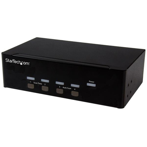 STARTECH STARTECH 4-port KVM Switch w/Dual VGA - USB 2.0