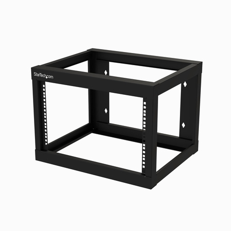 STARTECH STARTECH 6U 19" Wandmonteerbaar Netwerk Rack, Diepte 48cm (19"), 2 Post Open Frame Rack