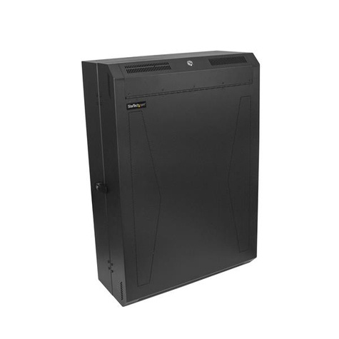 STARTECH 6U verticale serverkast - 76.2 cm diep - wandmonteerbare server rack - netwerkkast - Rack-kast - monteerbaar aan muur - zwart - 6U