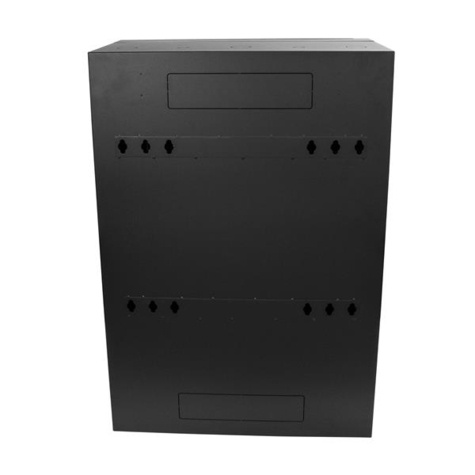STARTECH 6U verticale serverkast - 76.2 cm diep - wandmonteerbare server rack - netwerkkast - Rack-kast - monteerbaar aan muur - zwart - 6U