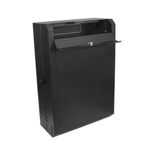 STARTECH 6U verticale serverkast - 76.2 cm diep - wandmonteerbare server rack - netwerkkast - Rack-kast - monteerbaar aan muur - zwart - 6U