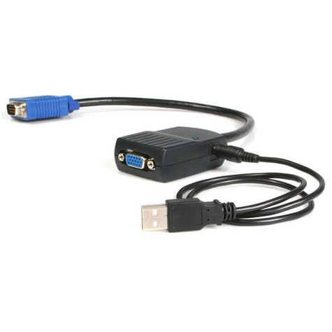 STARTECH 2 Poorts VGA Video Splitter - USB gevoed - 2048x1536 - VGA Video Monitor Splitter Dual Poort - Videosplitter - 2 x VGA - desktop