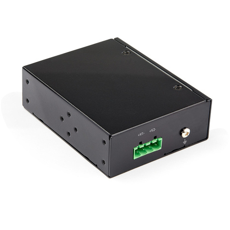 STARTECH Industrial Gigabit PoE Splitter - 90W High Speed Power over Ethernet PoE+++ Splitter - 12-48V DC Splitter 802.3bt