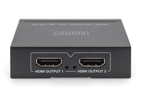 DIGITUS 4K HDMI-splitter, 1x2 4K/30Hz, zwart