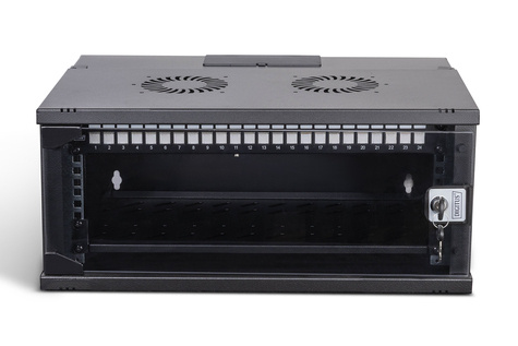 DIGITUS Netwerk-Set 483 mm (19") - 4HE, 540x400 mm (BxT) zw