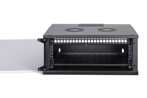 DIGITUS Netwerk-Set 483 mm (19") - 4HE, 540x400 mm (BxT) zw