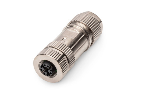 DIGITUS M12-aansluiting X-gecodeerd IP67, Cat.6A, veldconfectie.