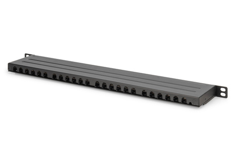 DIGITUS DN-91624S-SL-SH - patch panel - 0.5U - 19"