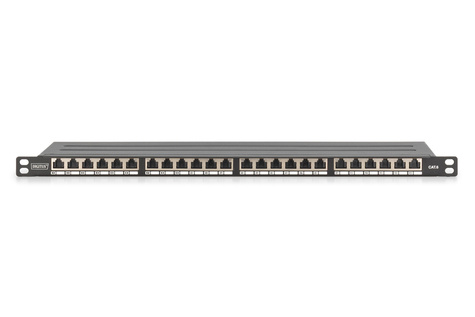DIGITUS DN-91624S-SL-SH - patch panel - 0.5U - 19"