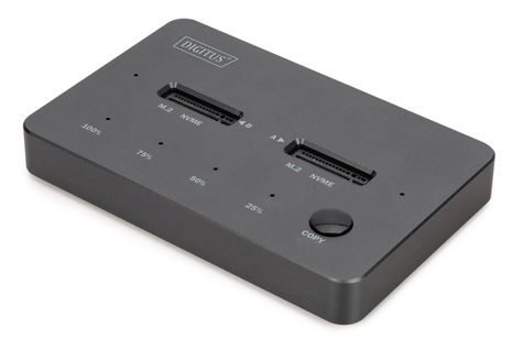 DIGITUS DIGITUS Dubbel bay Nvme SSD docking station 2 bay NVME duplicator M.2 SSD docking station