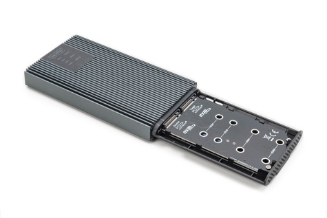 DIGITUS NVMe-kloonstation, NVMe, 20Gbits USB 3.2 Gen2, aluminium, zonder gereedschap