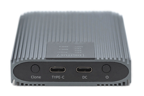 DIGITUS NVMe-kloonstation, NVMe, 20Gbits USB 3.2 Gen2, aluminium, zonder gereedschap