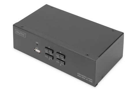 DIGITUS DIGITUS KVM / audio / USB switch - 4 ports