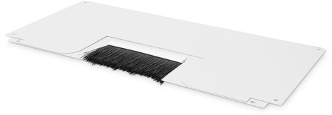 DIGITUS Dak- of bodemplaat voor patchhouder grijs