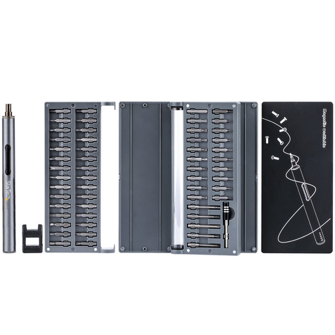 STARTECH STARTECH 55-Bit Electric Precision Screwdriver Set - Portable Cordless Battery Powered Bit Driver Kit for Electronics, Laptop, Computers