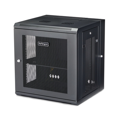 STARTECH 12U 19" Wandmonteerbaar Netwerk Cabinet, Diepte 40cm (16"), Afsluitbaar IT Rack voor Netwerk Switch/Apparatuur