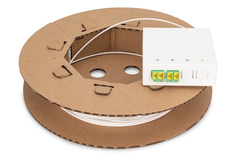 DIGITUS DIGITUS Fttx - Installatiekit, 4-aderig, LC-connector 50 m, APC, NE4