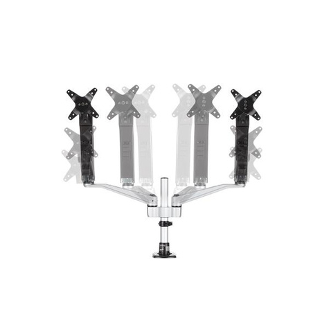 STARTECH Desk Mount Dual Monitor Arm - Full Motion Articulating Arms - Premium Dual Monitor Stand - For up to 30" (19.8lb/9kg) VESA Mount Monitors"