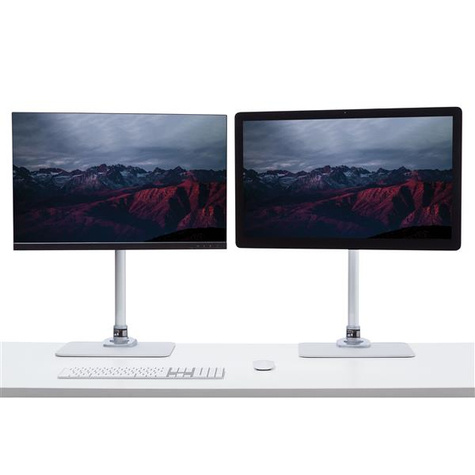STARTECH Monitor standaard - zilver - werkt voor iMac, Apple Cinema en Thunderbolt Display - Bevestigingskit (bureaustandaard, voeten, sleutel, schroeven, kabelklem)