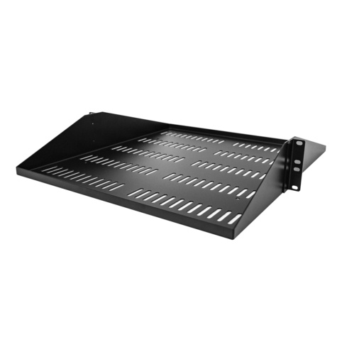 STARTECH 2U Rack Shelf - Universele Geventileerde 19 inch Server Rack Plank/Lade voor AV/Data/Netwerk Apparatuur