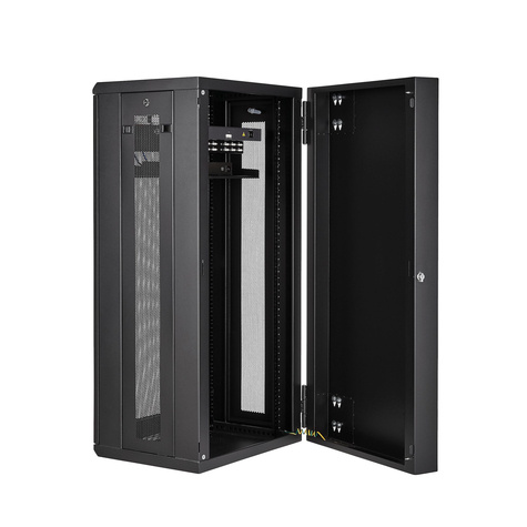 STARTECH 26U 19" Wandmonteerbaar Netwerk Cabinet, Diepte 40cm (16"), Afsluitbaar IT Rack voor Netwerk Switch/Apparatuur