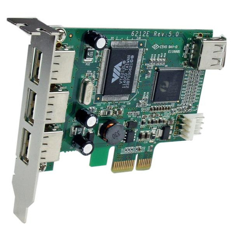 STARTECH 4-poort PCI Express Low Profile High Speed USB-kaart - USB-adapter - PCIe laag profiel - USB, USB 2.0 - 4 poorten - voor P/N: ST4200MINI2