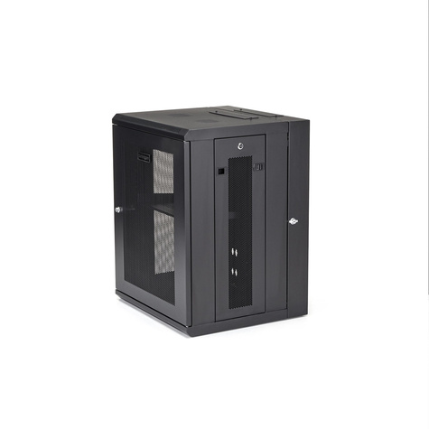 STARTECH 15U 19" Wandmonteerbaar Netwerk Cabinet, Diepte 40cm (16"), Afsluitbaar IT Rack voor Netwerk Switch/Apparatuur