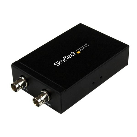 STARTECH SDI-naar-HDMI-converter  3G SDI-naar-HDMI-adapter met SDI Loop Through uitgang - Videoconverter - 3G-SDI - HDMI, 3G-SDI - zwart