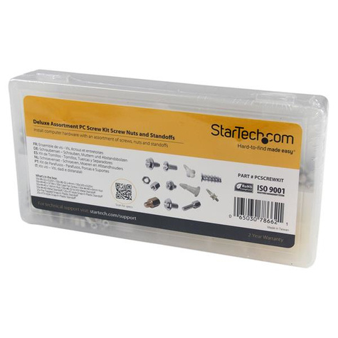 STARTECH Assortiment PC Schroevenset - Schroeven, Moeren en Afstandhouders - Schroefkit