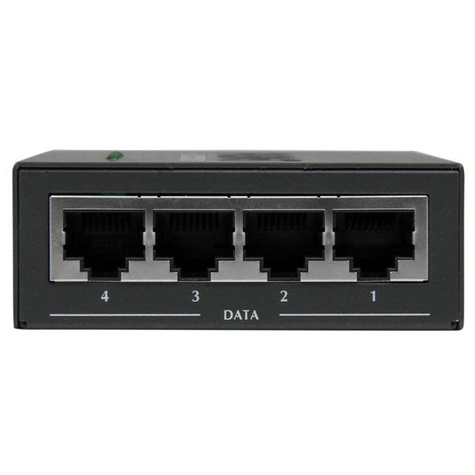STARTECH 4 Port Gigabit Midspan - PoE+Injector