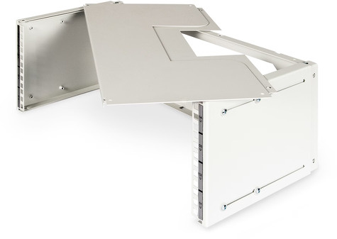 DIGITUS Dak- of bodemplaat voor patchhouder grijs