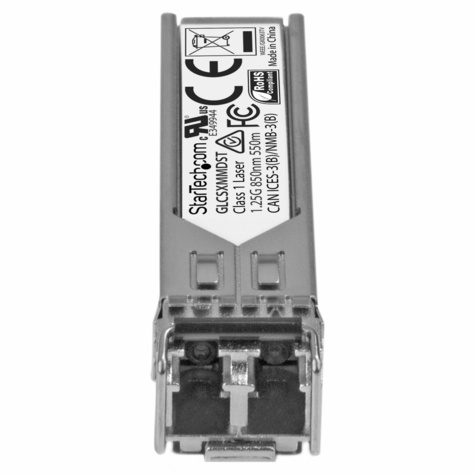 STARTECH Cisco GLC-SX-MMD compatibel SFP - Gigabit glasvezel 1000Base-SX SFP ontvanger module - MM LC - 550m - 850nm - SFP (mini-GBIC) transceivermodule