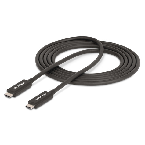 STARTECH 6ft (2m) Active Thunderbolt 4 Cable, 40Gbps, 100W PD, 4K/8K, Intel Certified, Compatible w/Thunderbolt 3/USB 3.2/DisplayPort (A40G2MB-TB4-CABLE)