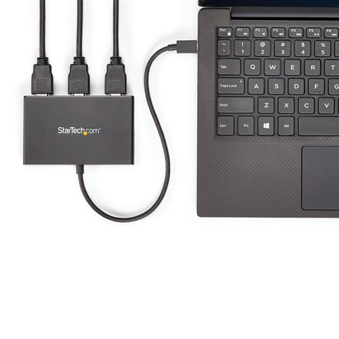 STARTECH USB C naar HDMI multi-monitor adapter - 3-poort MST hub - monitor splitter - USB 3.1 Type C
