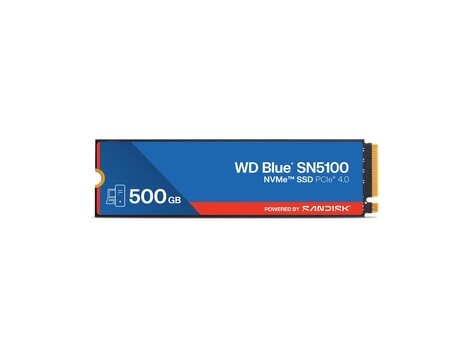 Western Digital 500GB M.2 PCIe NVMe WD Blue SN5100 6600/5600