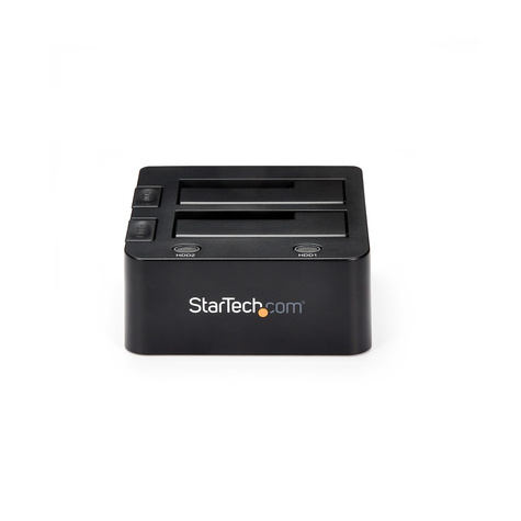 STARTECH Dual-Bay USB 3.0 to SATA Hard Drive Docking Station, USB Hard Drive Dock, External 2.53.5 SATA IIIIII, SSDHDD Docking Station, Hot-Swap Hard Drive Bay