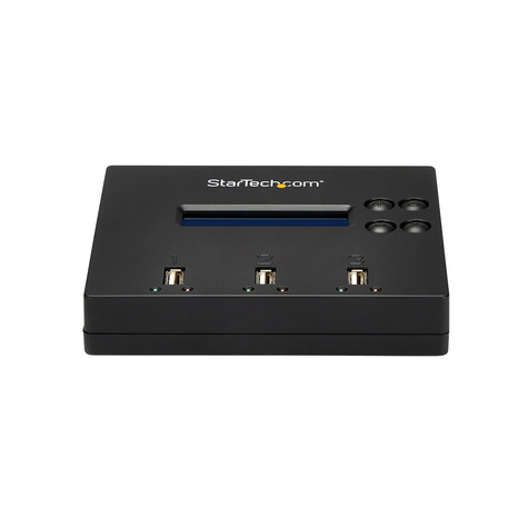 STARTECH 1:2 standalone USB 2.0 flashdrive duplicator en -wisser - USB-stationduplicator - 2 bays - voor P/N: SVA5H2NEUA
