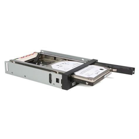 STARTECH 2.5" Trayless Hot Swap SATA Mobile Rack Backplane voor 2 schijven - Storage bay adapter - zwart