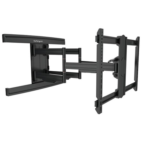 STARTECH TV Wall Mount supports up to 100 inch VESA Displays, Low Profile Full Motion TV Wall Mount for Large Displays