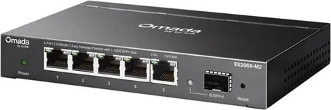 TP-Link Omada 5-Port 2.5GBASE-T Easy Managed Switch with 1 10GE