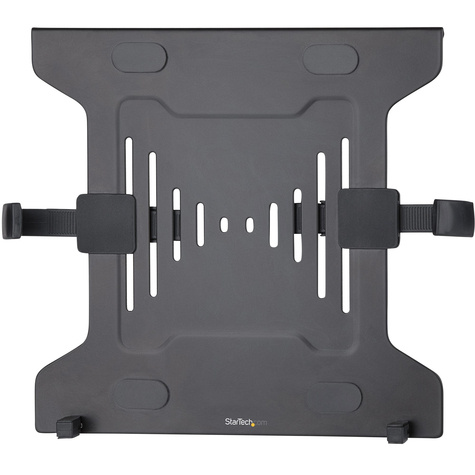 STARTECH VESA Laptop Tray, Adjustable Monitor Arm Laptop Tray Secures Notebooks up to 4.5kg (9.9lb), 75x75 & 100x100 VESA Holes, Ventilated