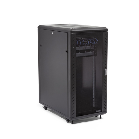 STARTECH 32U 19" Server Rack Cabinet, Verstelbare Diepte 15,2 - 81,2cm (6-32"), Flat Pack, Vergrendelbare 4-Post Server Kast voor Netwerk/Data/AV Apparatuur