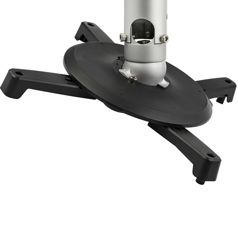 STARTECH Universal Ceiling Projector Mount, Heavy Duty Height Adjustable/Extendable Pole Mount 5"-22.7" from Ceiling, 33lb (15kg)