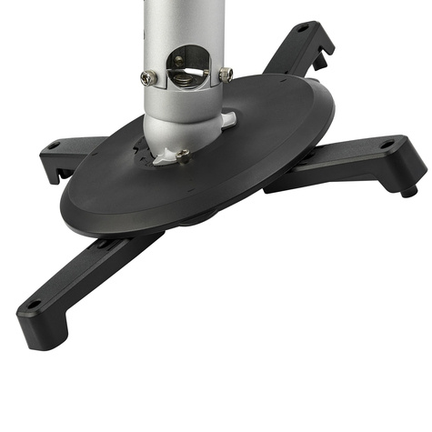 STARTECH Universal Ceiling Projector Mount, Heavy Duty Height Adjustable/Extendable Pole Mount 5"-22.7" from Ceiling, 33lb (15kg)