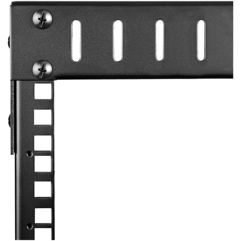 STARTECH 8U 19" Wandmonteerbaar Netwerk Rack, Verstelbare Diepte 30 tot 51cm, 2 Post Open Frame Rack