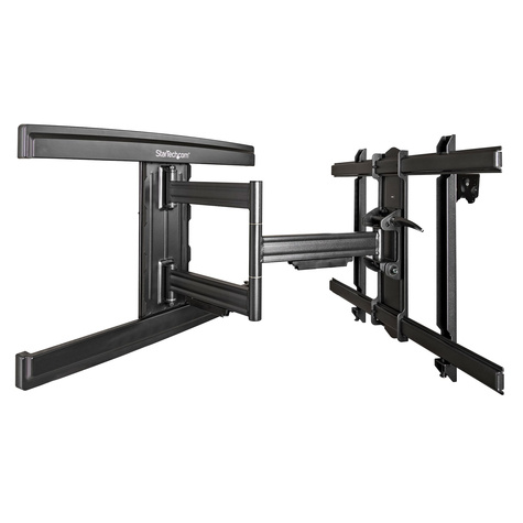 STARTECH TV Wall Mount for up to 80 inch (110lb) VESA Mount Displays, Low Profile Full Motion Universal TV Wall Mount Bracket