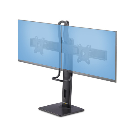STARTECH Crossbar Dual Monitor Desk Stand 27in