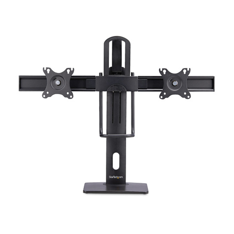 STARTECH Crossbar Dual Monitor Desk Stand 27in