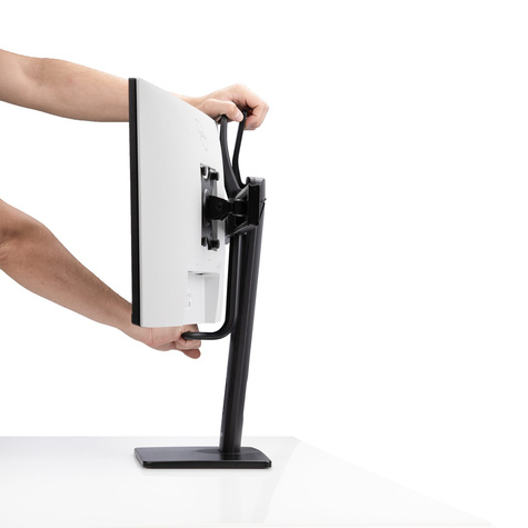 STARTECH Crossbar Dual Monitor Desk Stand 27in